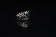 Green Checkered Ring