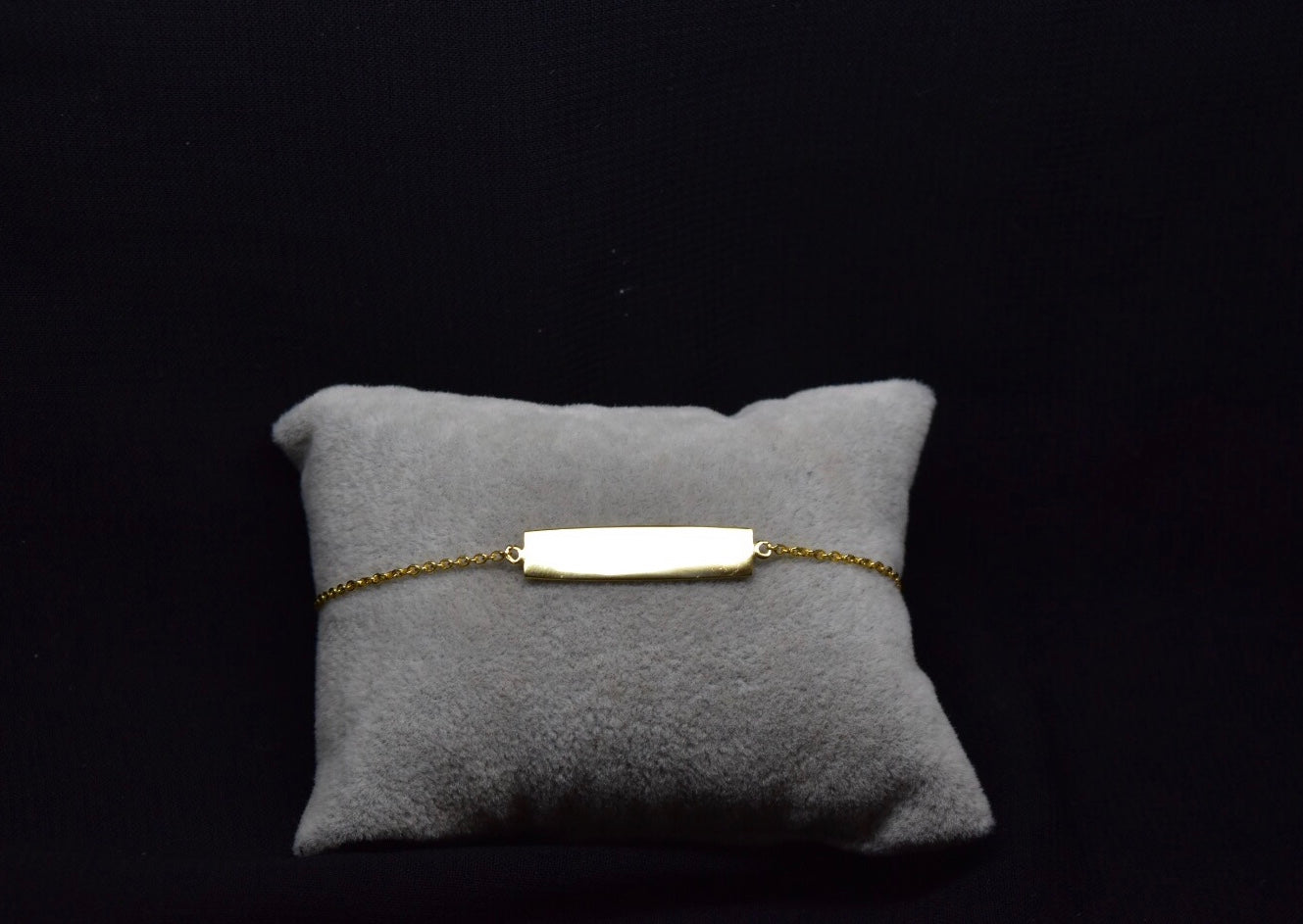 Silver Plate Bracelet in Gold