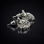 Patterned Heart Earrings