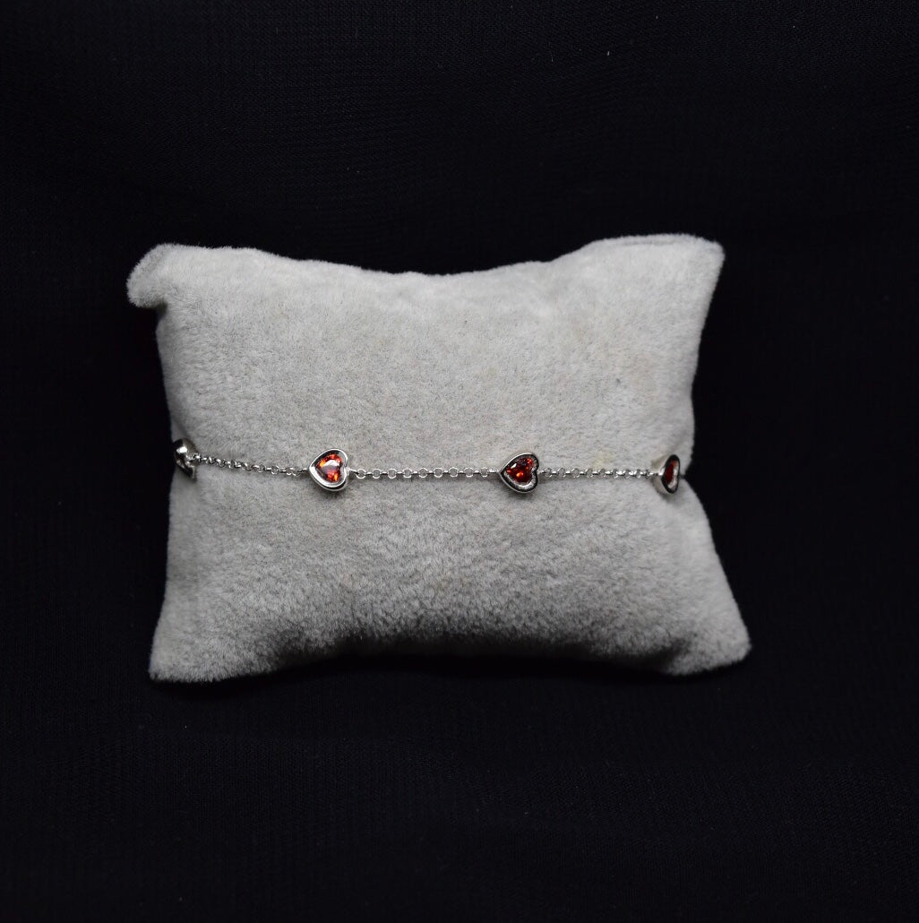 Red Hearts Bracelet