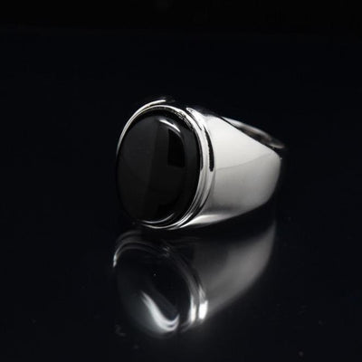 silver mens ring