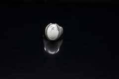 White Marble Stone Ring