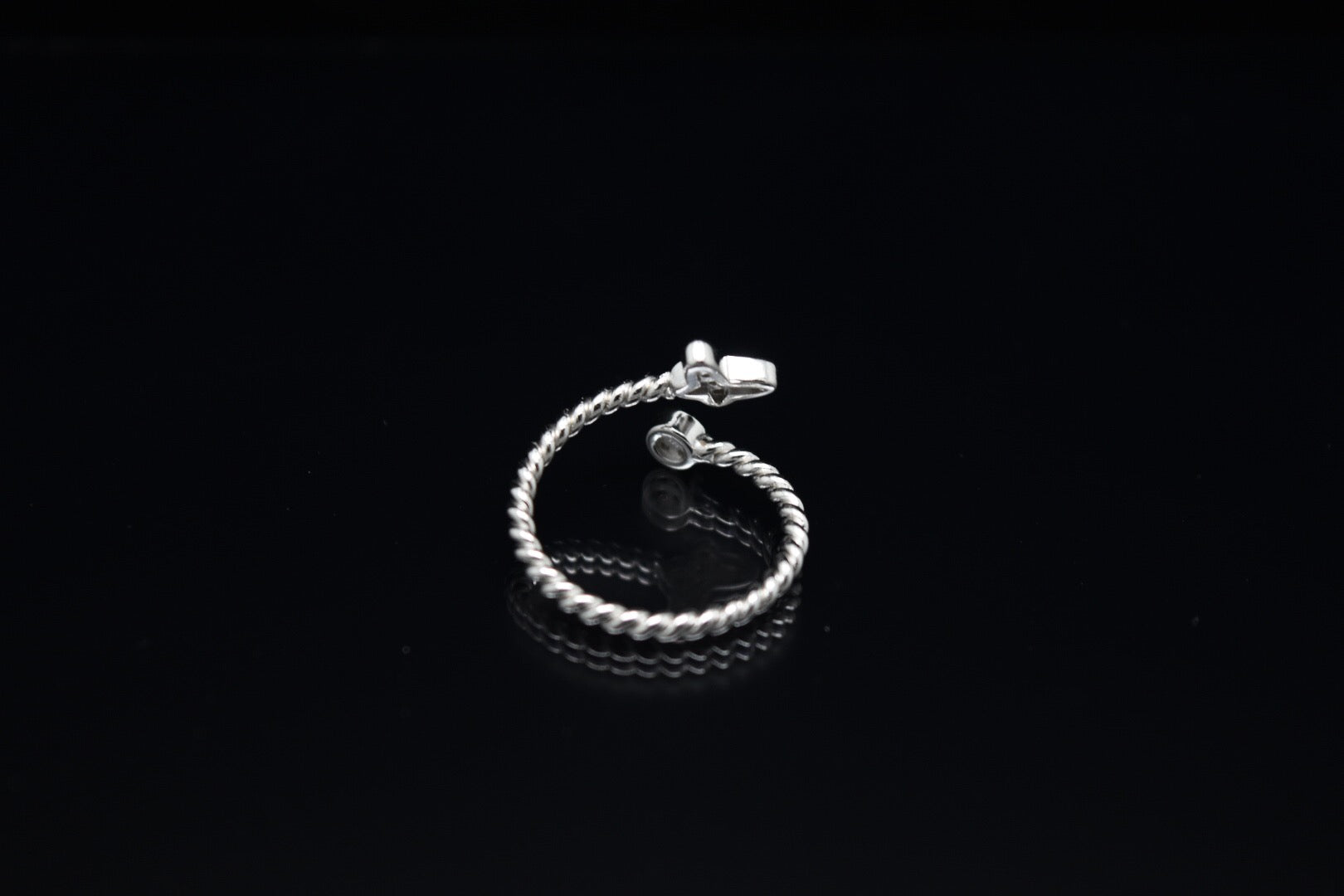 Butterfly - Sze Adjustable Silver Ring
