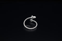 Butterfly - Sze Adjustable Silver Ring