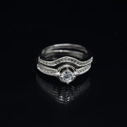 twin rings silver - silver couple rings dubai - dubai silver rings - dubai silver shop