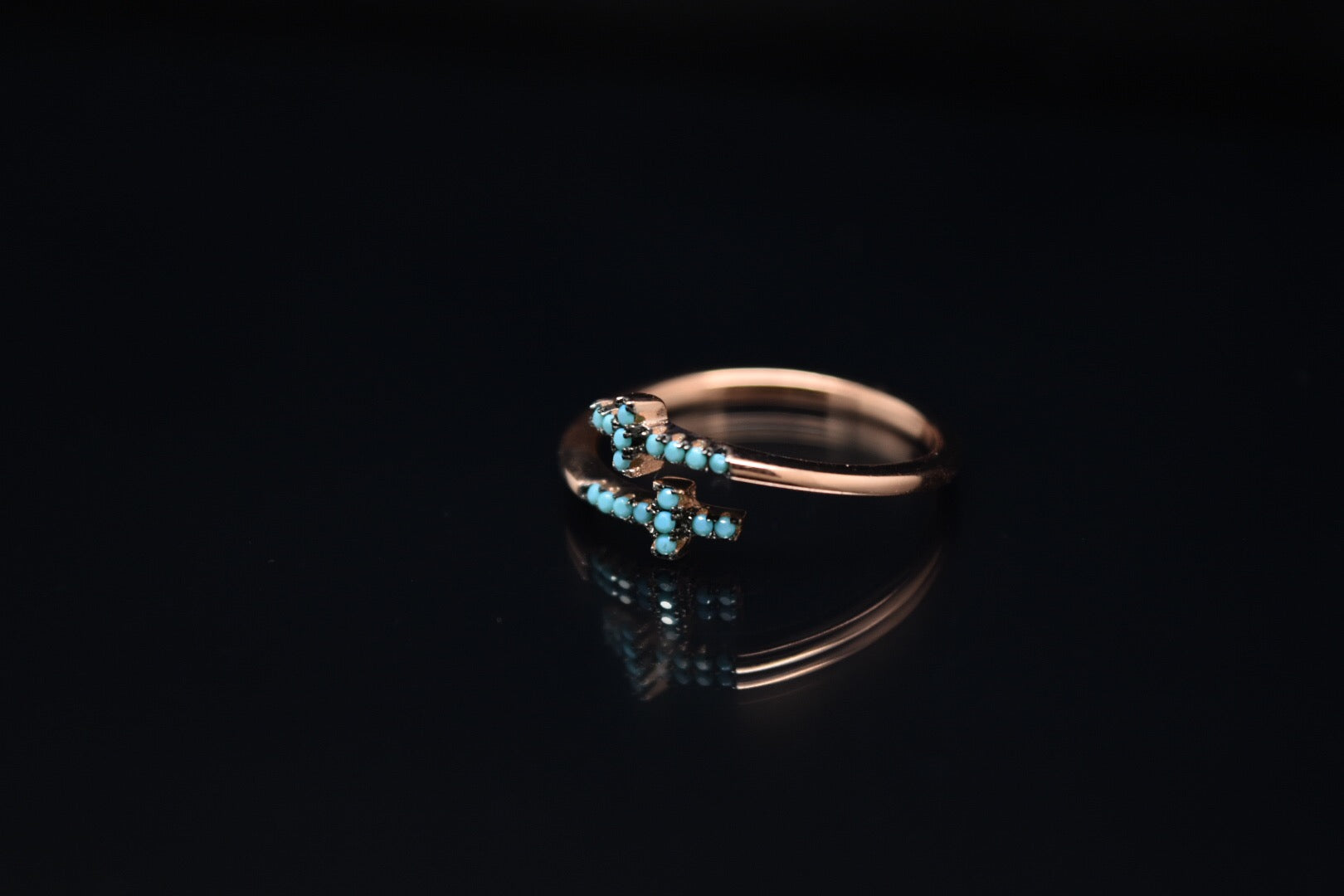 Rose Gold Blue
