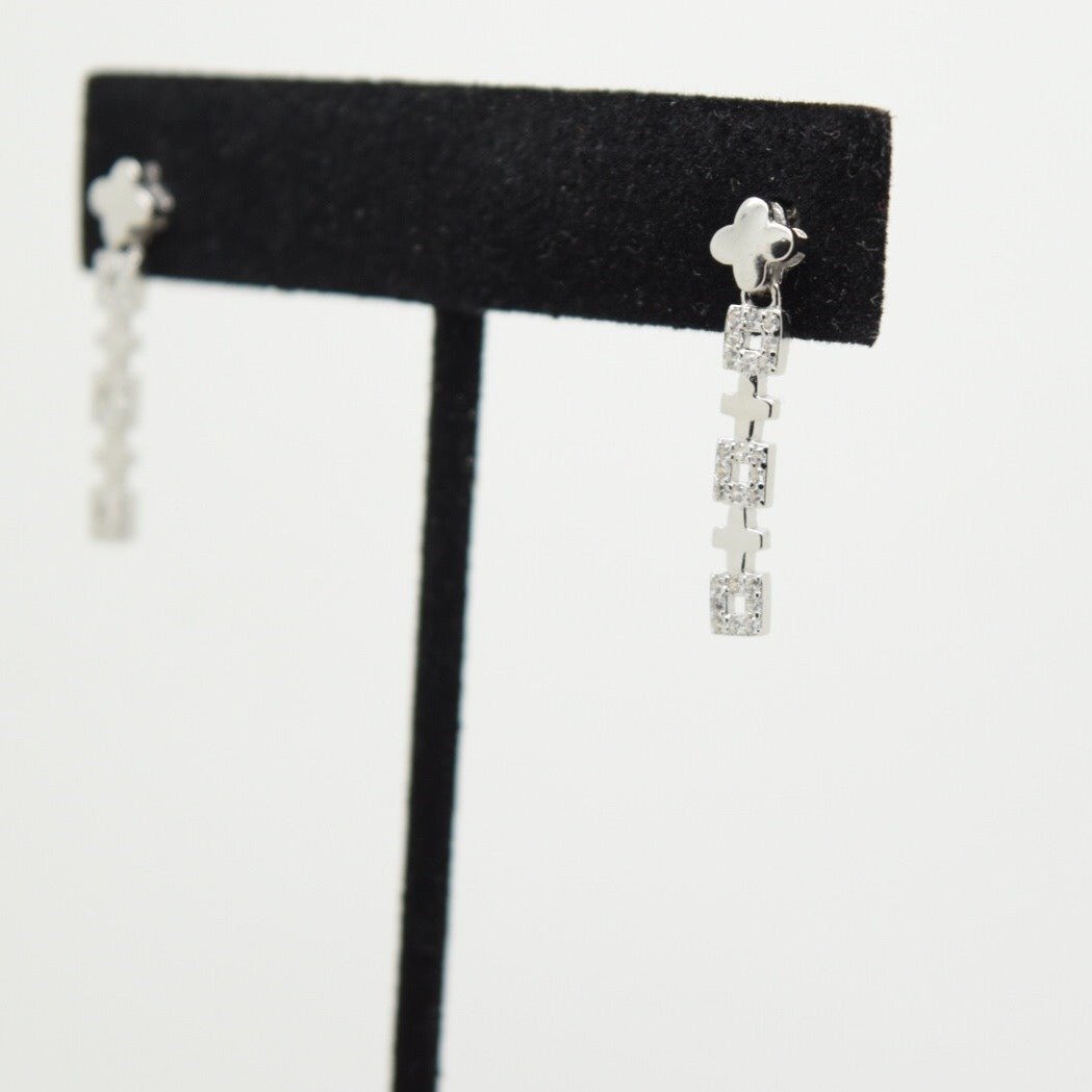 Boxed Dangle Earrings