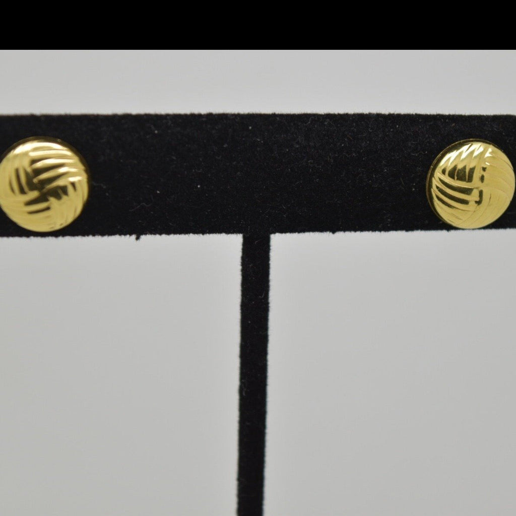 Textured Gold Circles