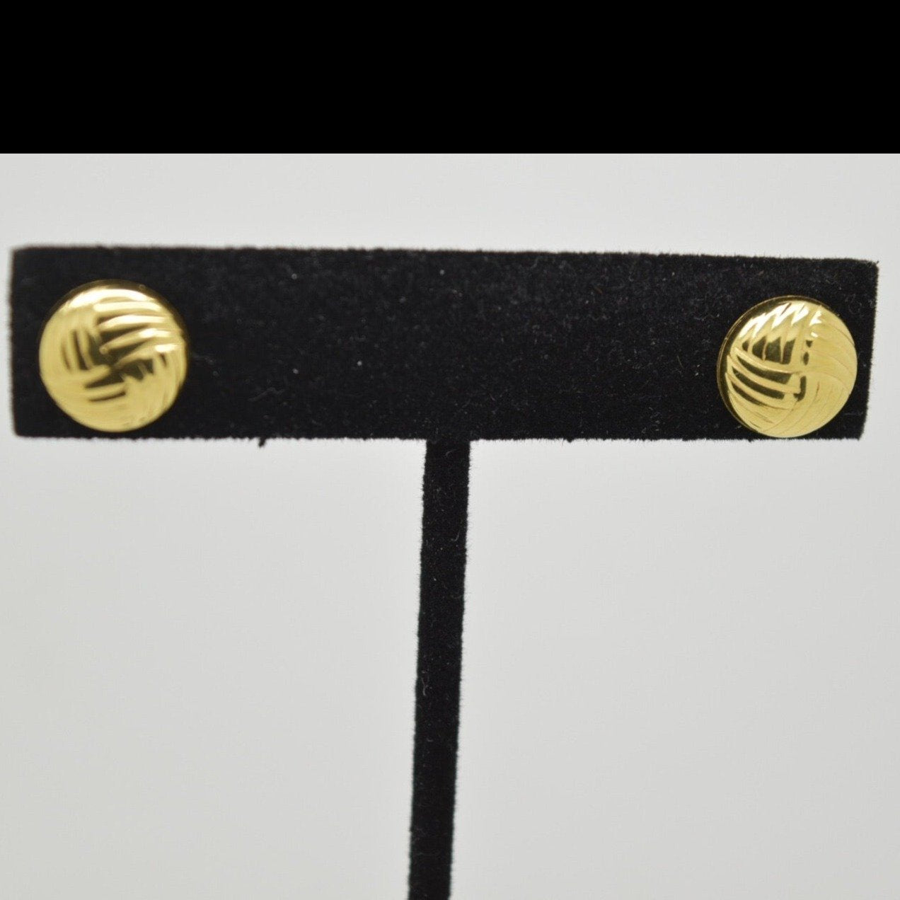 Textured Gold Circles