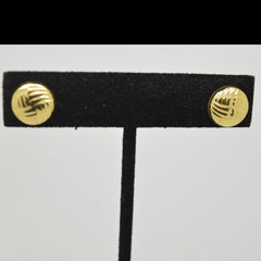 Textured Gold Circles