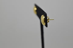 Textured Gold Circles