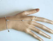 Finger Bracelet Cuff. Available in 3 colors.