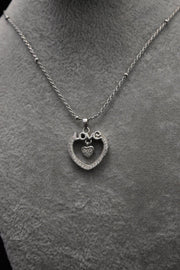 Love Pendant Necklace with chain