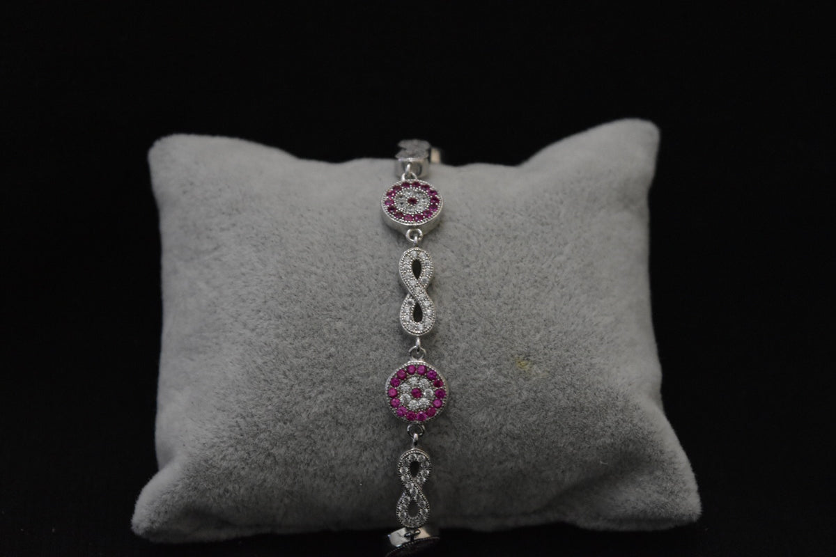 Pink Infinity Bracelet