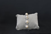 Flower White Pearl Bracelet