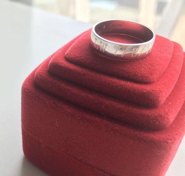 Customized Engraved Ring