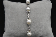 Small Pearl Bracelet with zircon