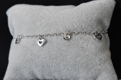 Dangling Hearts Bracelet