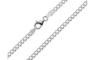 Sterling 925 Silver Figaro Chain - 24 Inches, 5 mm