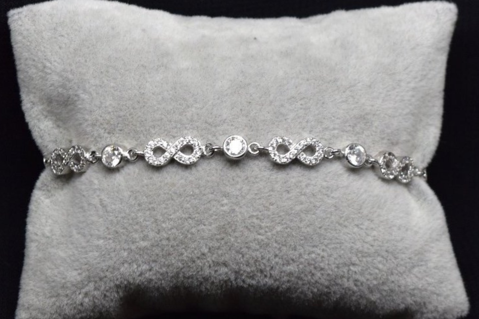 Sterling Silver Infinity Bracelet