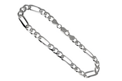 Figaro Silver Bracelet for Men