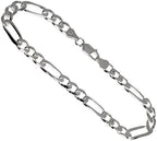 Figaro Silver Bracelet for Men