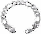 Figaro Silver Bracelet for Men