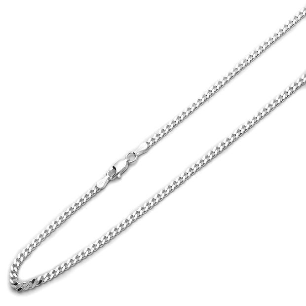 Sterling 925 Silver Cuban Link Chain - 24 inches, 5 mm