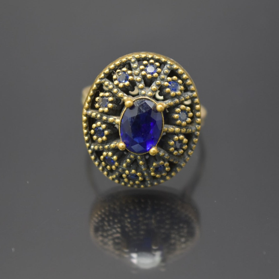 Turkish Oval Sterling Silver Ring
