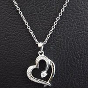 Heart Shaped Pendant Necklace with chain